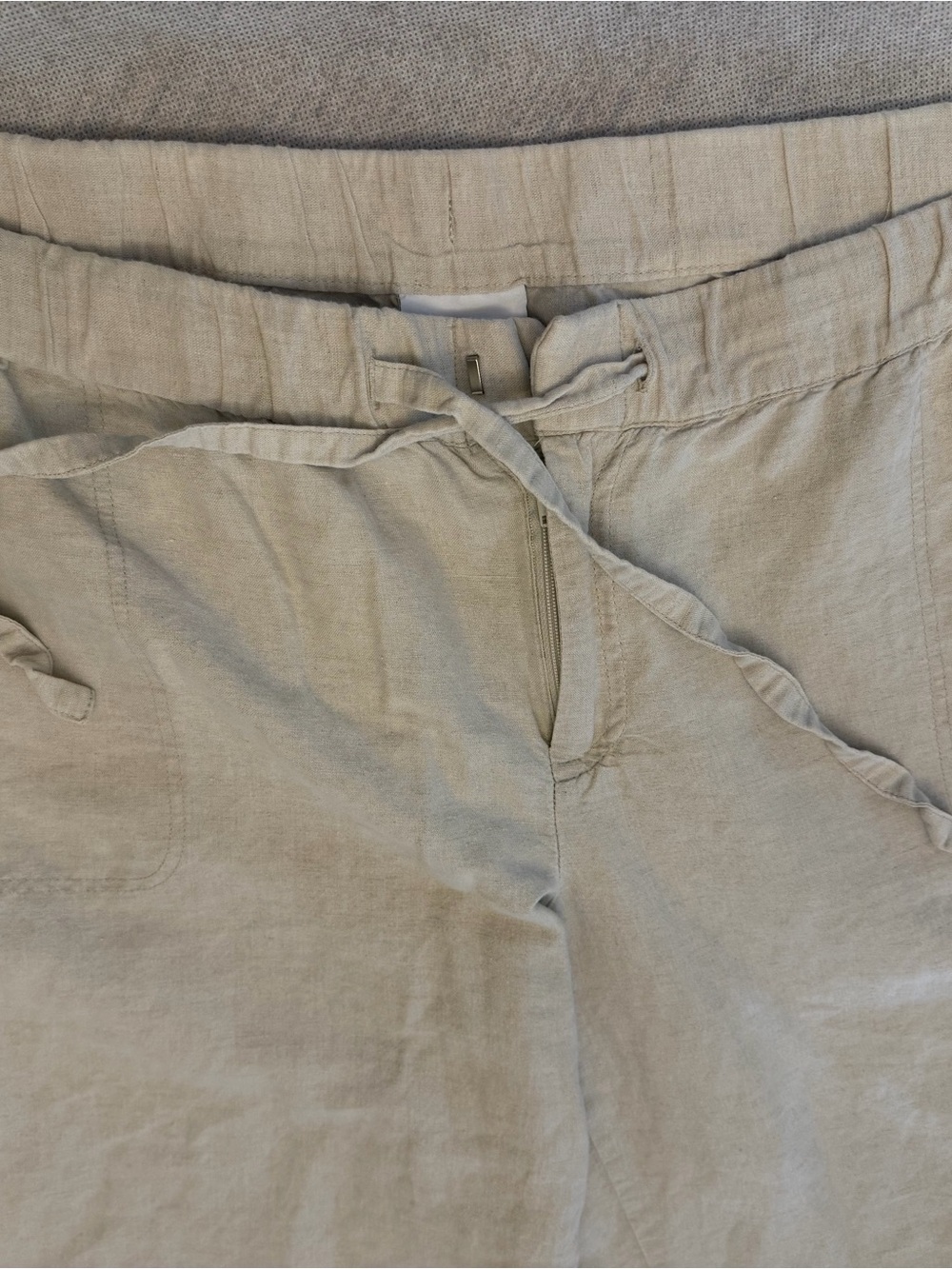 Liz Claiborne Linen Drawstring Pants